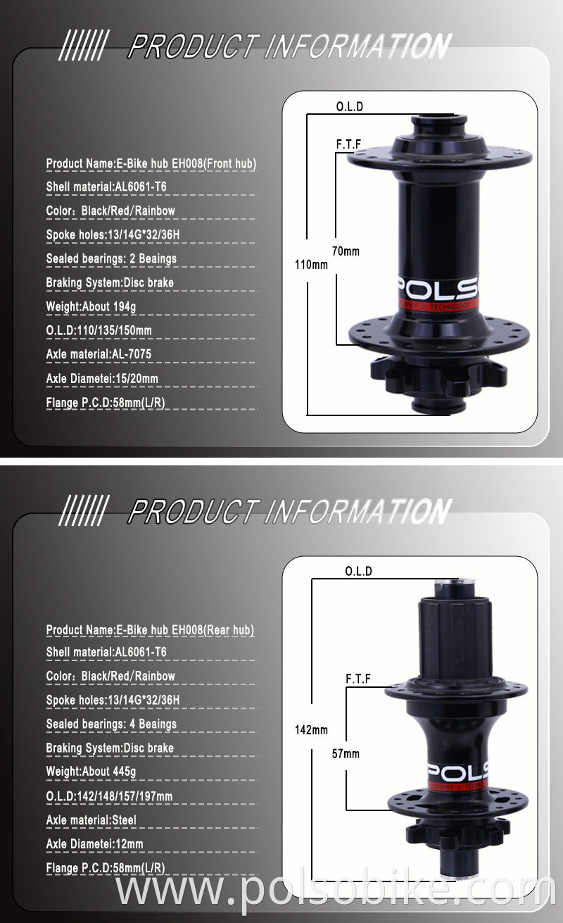 ebike hub 32h